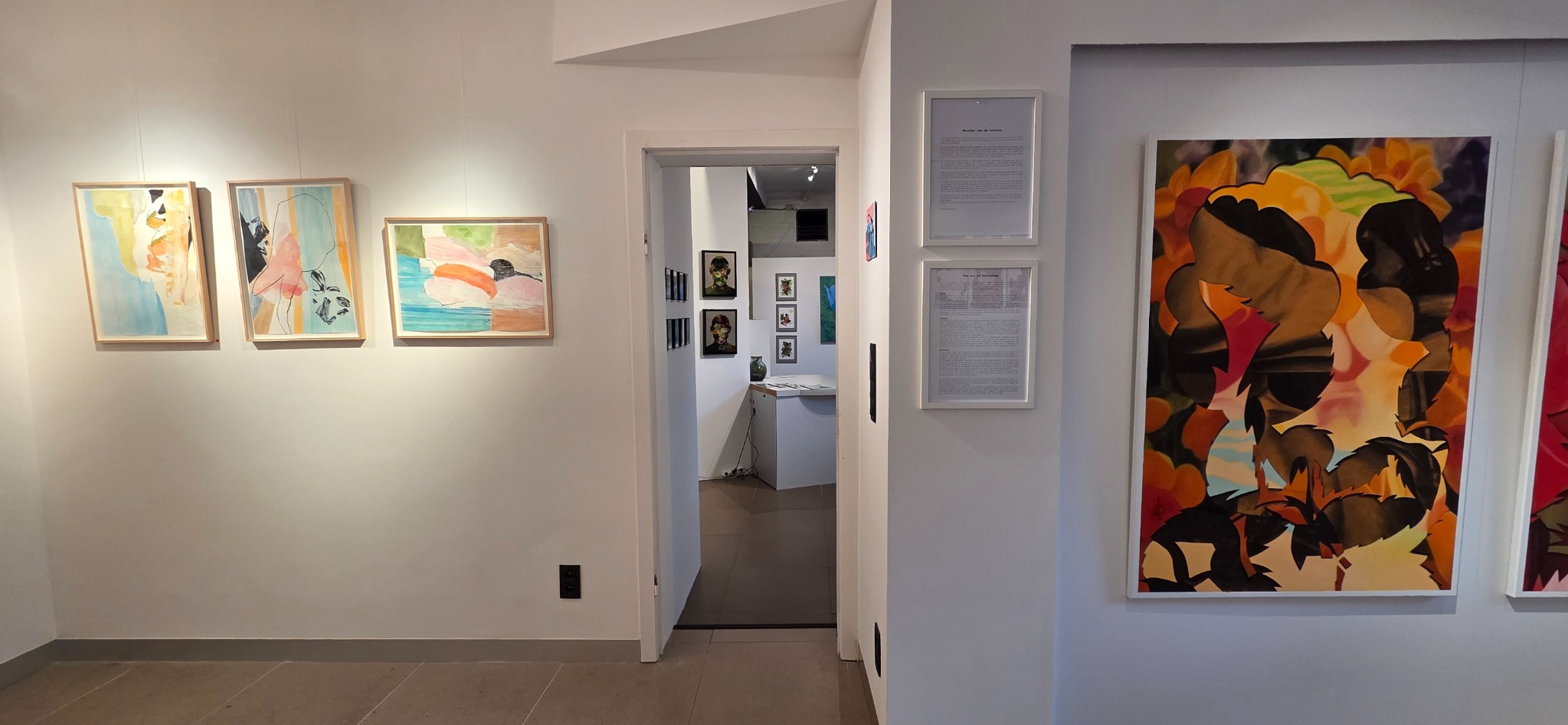 Tentoonstellingszicht van The Art of Belonging in Galerie De Ruimte