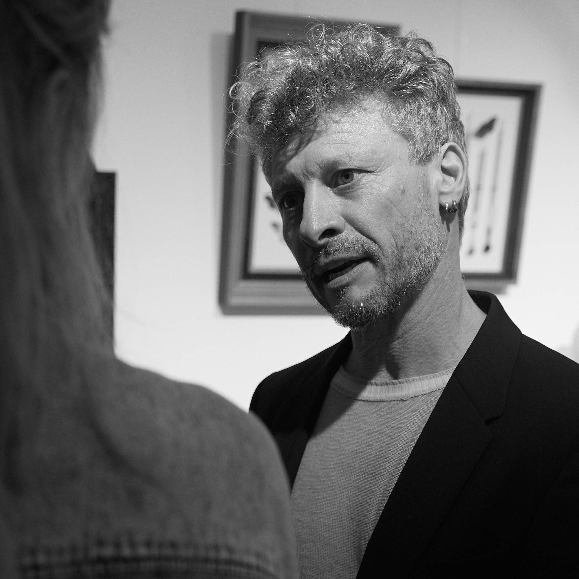 Portret van kunstenaar Steven Vermeyen in Galerie De Ruimte